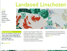 Tablet Screenshot of landgoedlinschoten.nl